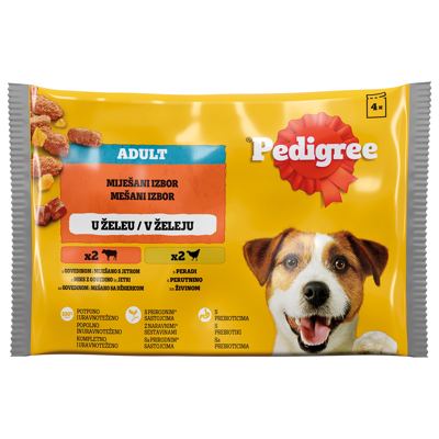 PEDIGREE GOVEDINA I ŽIVINA 4X100G KESICA