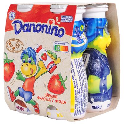 DANONINO DRINK JAGODA 4X100 gr DANONE