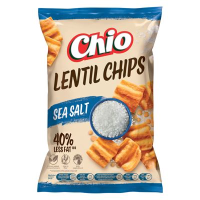 CHIO LENTIL CHIPS 65g SEA SALT