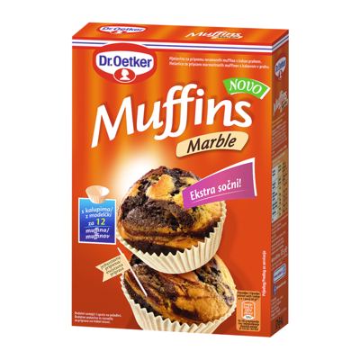 KOLAČ MRAMORNI MUFFINS MJEŠAVINA ZA TIJESTO 330G -8/1-
