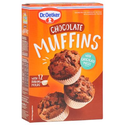 DR.OETKER CHOCOLATE MUFFINS 345g