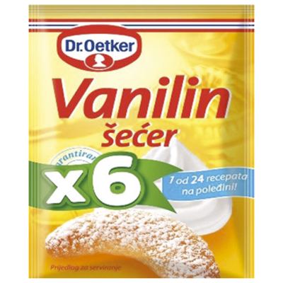 VANILIN ŠEĆER 6X8G DR OETKER