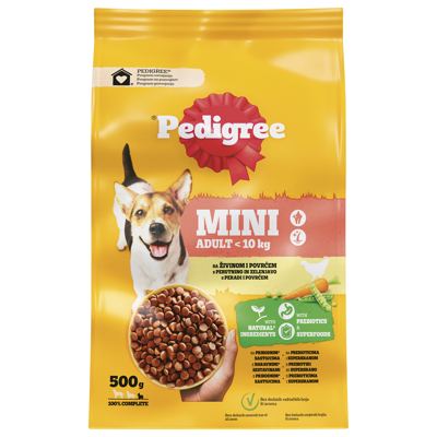 Pedigree Briketi, Mini Ziv. I Pov Nelt 500G