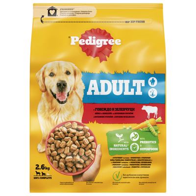 PEDIGREE ADULT GOV/POVRĆE 2,6kg