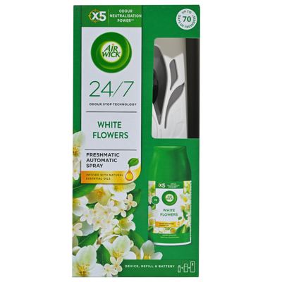 AIRWICK FRESH MATIC MONO KOMPLET WHITE FLOWERS