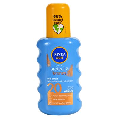 Nivea Sun Sprej za sunč.bron.SPF20 200ml