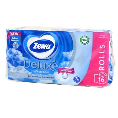 TOALETNA HARTIJA DELUXE PURE WHITE 16/1 ZEWA