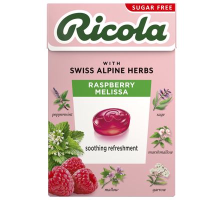 BOMBON BEZ ŠECERA RICOLA MALINA 40G