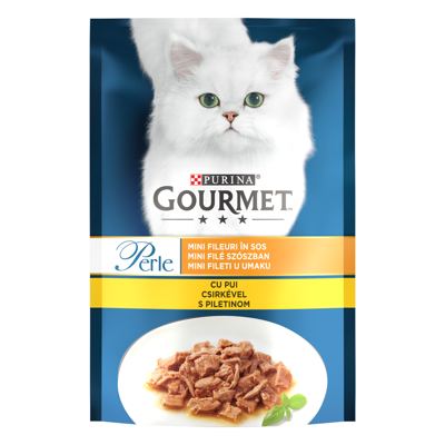 HRANA ZA MACKE GOURMET FILETI U SOSU SA PILE.85G
