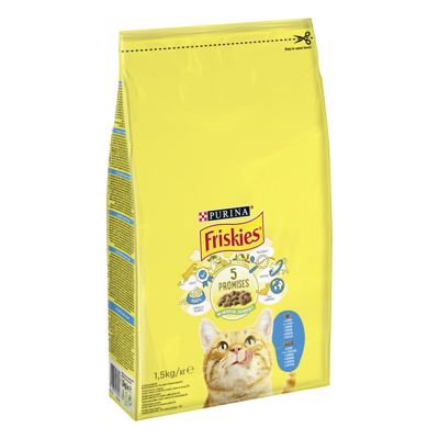 FRISKIES GRANULE ZA MACKE - LOSOS 1,5 KG