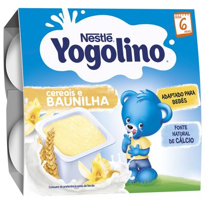 NESTLE YOGOLINO Puding za djecu okus Vanilija 6(4x100g)