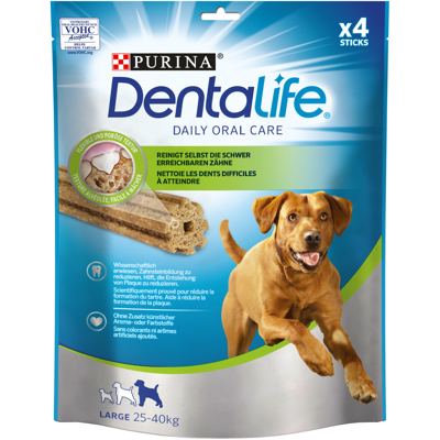 POSLASTICA ZA PSE VELIKE RASE DENTAL LIFE 142 GR