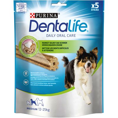 POSLASTICA ZA PSE SREDNJE RASE DENTAL LIFE 115 GR