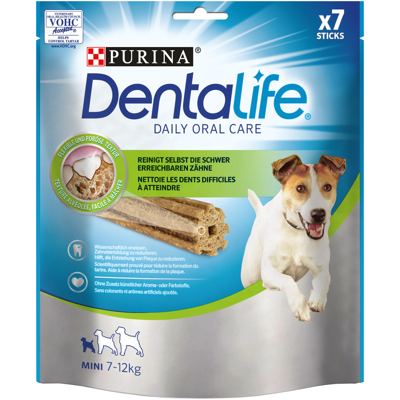 POSLASTICA ZA PSE MALE RASE DENTAL LIFE 115 GR