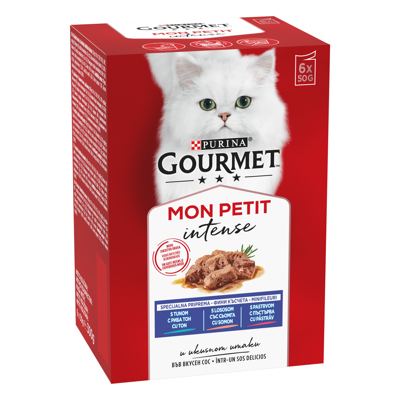 HRANA ZA MAČKE MON PETEIT PASTRVA LOSOS TUNA 6X50 g ALCA