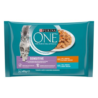 ONE MM SENSITIVE PILETINA&TUNA 4*85g