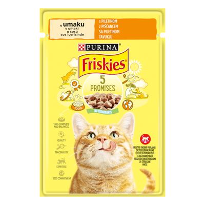 FRISKIES HRANA ZA MAČKE PILETINA 85g