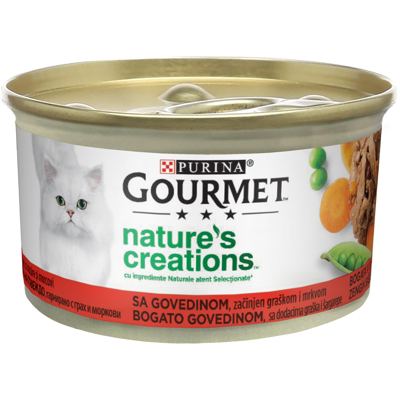 MAČJA HRANA GOURMET GOVED.85 g
