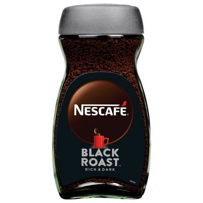 N-KAVA NESCAFE 200G BLACK ROAST -6/1- STAKLO