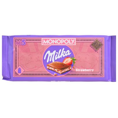 MILKA STRAWBERRY 100G