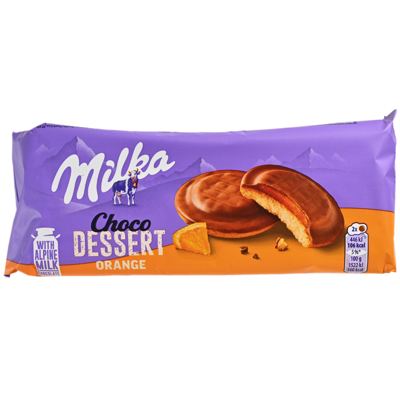 MILKA CHOCO DESSERT ORANGE 147GR 24