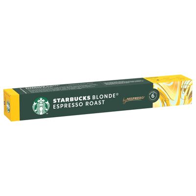 STARBUCKS BLONDE ESPRESSO ROAST 53GR 10CAP
