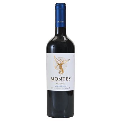 *MERLOT MONTES RESERVA 0.75L ZP SUHO 2022 -6/1-