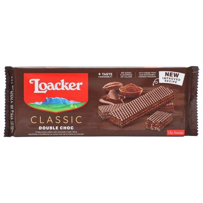 LOACKER DOUBLE CHOC 175G