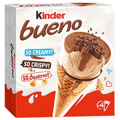 SLADOLED KINDER BUENO BOX 4 X 62GR