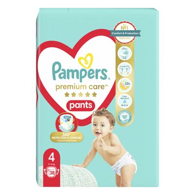 PAMPERS PANTS PREMIUM S4 38/1