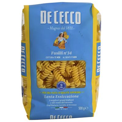 N-TJEST FUSILLI br.34 500G DE CECCO -24/1-