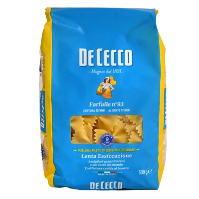 N-TJEST FARFALLE br.93 500G DE CECCO -24/1-
