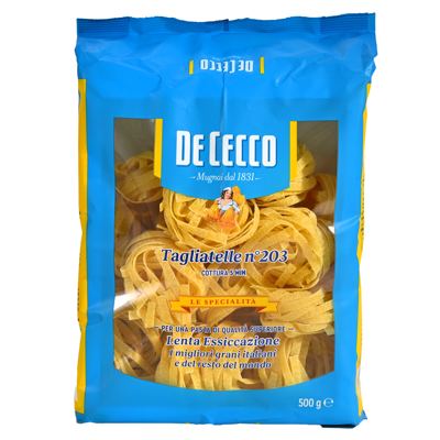 TJEST TAGLIATELLE br.203 500G DE CECCO -8/1-