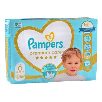 PAMPERS PREMIUM CARE S6 38VP