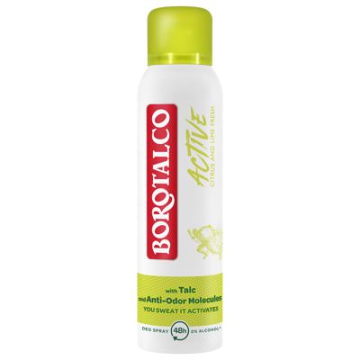DEZODORANS SREJ ACTIVE CITRUS LIME 150ML BOROTALCO