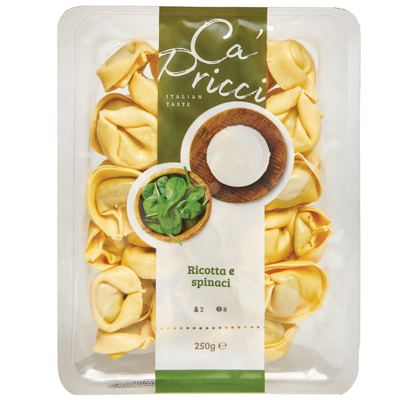 TORTELINI RICOTA-ŠPINAT 250g CA´PRICCI