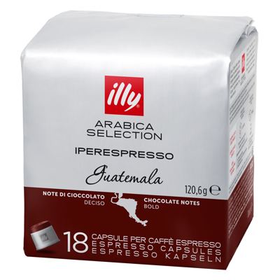 N-KAVA ILLY MLJEVENA SREDNJE PRŽENA IZ GVATEMALE 18 ESPRESSO KAPSULA 120.6G -6/1- SOFT ILCIH18GTM120