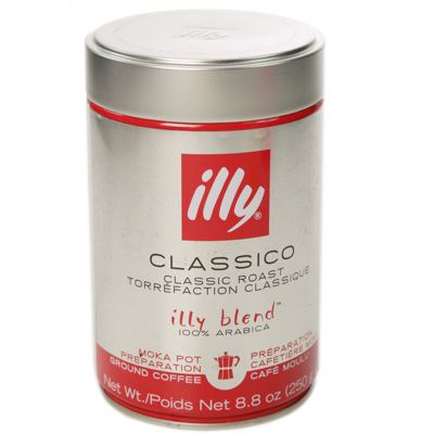 KAVA ILLY 250G MLJEVENA SREDNJE PRŽENA ZA MOKU -12/1- LIMENKA ILGMMRR250