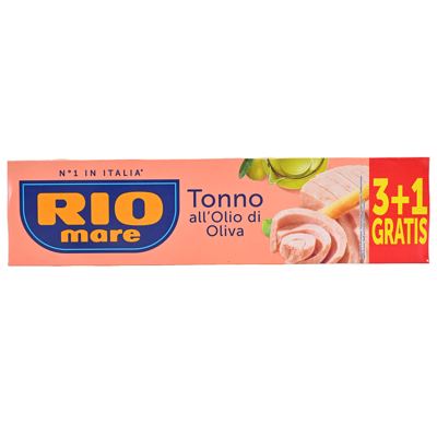 RIO MARE TUNA MASLINOVO ULJE 3x80g+1