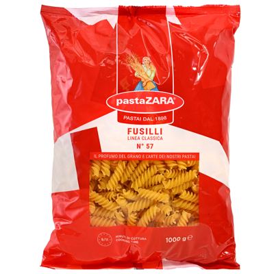 TIJESTO SPIRALI 1kg PASTA ZARA