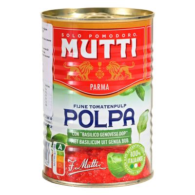 RAJČICA POLPA BOSILJAK 400g MUTTI