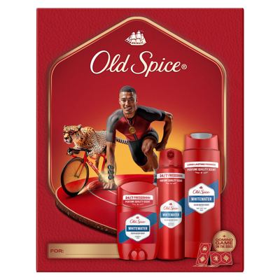 PAKET OLD SPICE STICK+SPRAY+SG WHWO IRONMAN