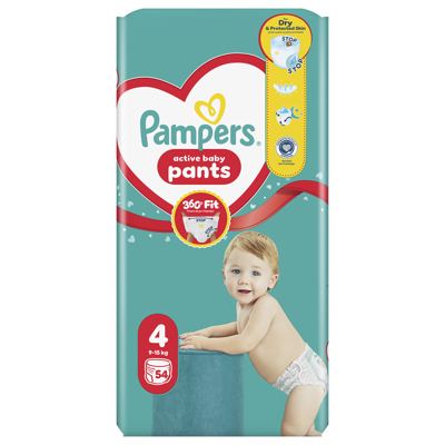 PELENE PAMPERS PANTS JP 4 (9-15KG) 54 KOM