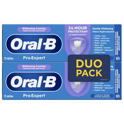 OB PASTA 2X75 ML PRO-EX GENTLE WHITE