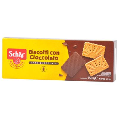 BISCOTTO CON CIOCCOLATO 150GBEZ GLUTENA -6/1 DR.SCHAR