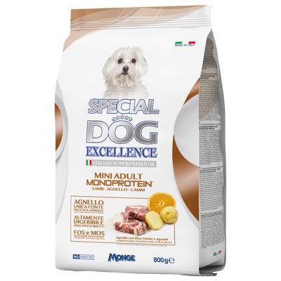 HRANA ZA PSE MINI ADULT MONOPROTEIN JAGNJETINA 800G