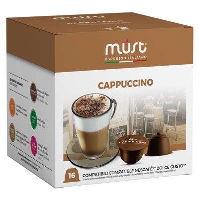 KAVA MUST CAPPUCCINO DG 16/1 160g