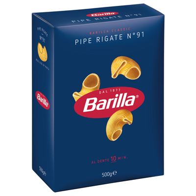 TJ.BARILLA 500g PIPE RIGATE 91