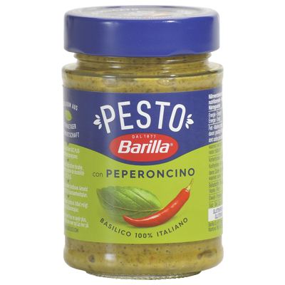 SOS PESTO BASILICO PEPERONCINO 195GR BARILLA