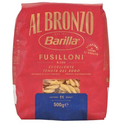 TJ. BARILLA FUSILLONI 500 g ALBRONZO